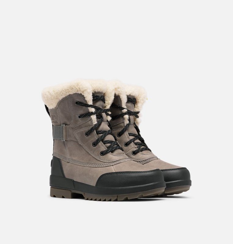 Womens Snow Boots Dark Grey - Sorel Tivoli™ IV Parc Mid - 741-VYKDUB